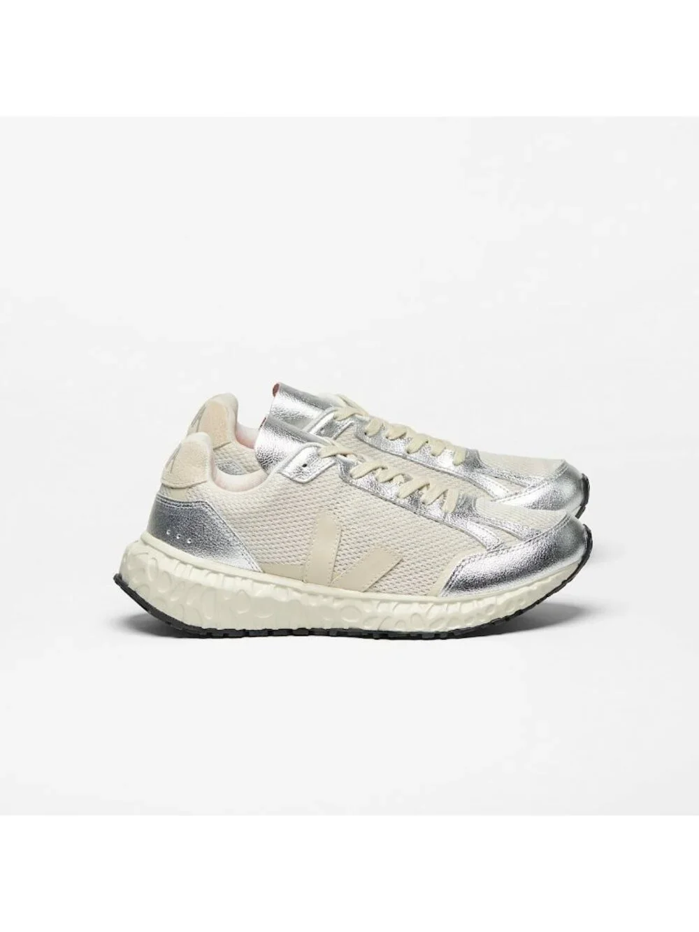 CONDOR ROYALE ALVEOMESH NATURAL PIERRE SILVER Size 39 US 8